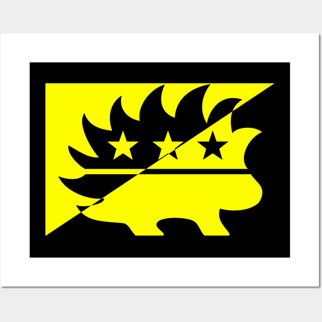 Anarcho-Capitalist - Porcupine Wall Art by Malicious Defiance